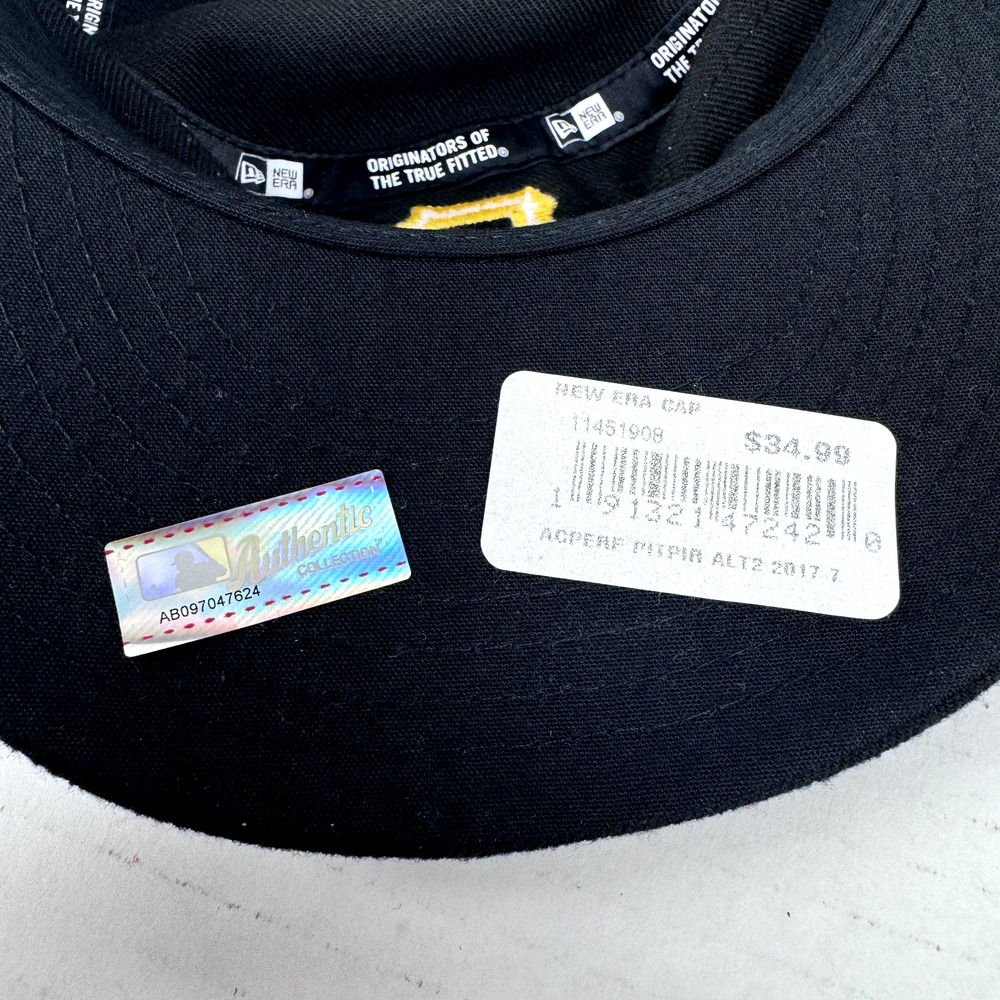 Pittsburgh Pirates Baseball New Era Fitted Pill Box Hat 7 New W/ Tags MLB - Picture 7 of 8